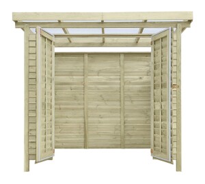 Gerätehaus Oslo, 244x206x225cm, VE: 1, Art.-Nr.: 65021 (Ab Lager Lübbecke / Verfügbarkeit auf Anfrage)