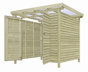 Gerätehaus Oslo, 244x206x225cm, VE: 1, Art.-Nr.: 65021