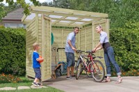 Gerätehaus Oslo, 244x206x225cm, VE: 1, Art.-Nr.: 65021 (Ab Lager Lübbecke / Verfügbarkeit auf Anfrage)