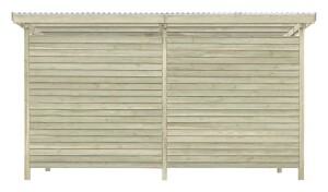 Gerätehaus Stockholm, 408x244x225cm, VE: 1, Art.-Nr.: 65022