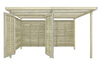 Gerätehaus Stockholm, 408x244x225cm, VE: 1, Art.-Nr.: 65022