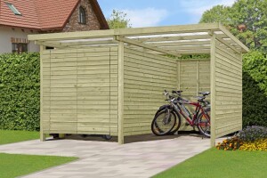 Gerätehaus Helsinki, 408x244x225cm, VE: 1, Art.-Nr.: 65023 (Ab Lager Lübbecke / Verfügbarkeit auf Anfrage)