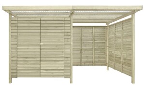 Gerätehaus Helsinki, 408x244x225cm, VE: 1, Art.-Nr.: 65023