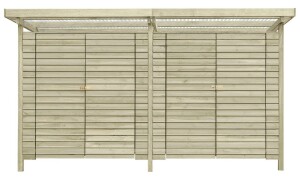 Gerätehaus Riga, 408x244x225cm, VE: 1, Art.-Nr.: 65024 (Ab Lager Lübbecke / Verfügbarkeit auf Anfrage)