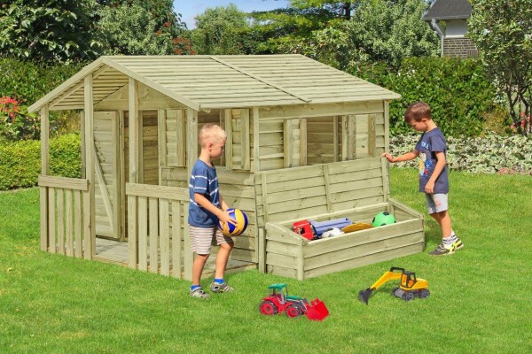 SMART PLUS Felix Kinderspielhaus, 225x216x160cm, VE: 1, Art.-Nr.: 67028