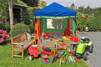 TOBI Kinderpavillon, 152x152x180cm, VE: 4, Art.-Nr.: 67034 (Ab Lager Lübbecke / Erst wieder Verfügbarkeit ab 2026)