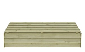 PRIMO Holzbox mit Klappdeckel, grün, 147x43x39cm, VE: 6, Art.-Nr.: 67064